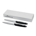 Parure stylo à bille et roller avec stylet - Genevi | pandacola - thumb - 2