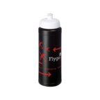 Gourde de sport personnalisée corps opaque noir 750 ml - Skyruni | pandacola - thumb - 2