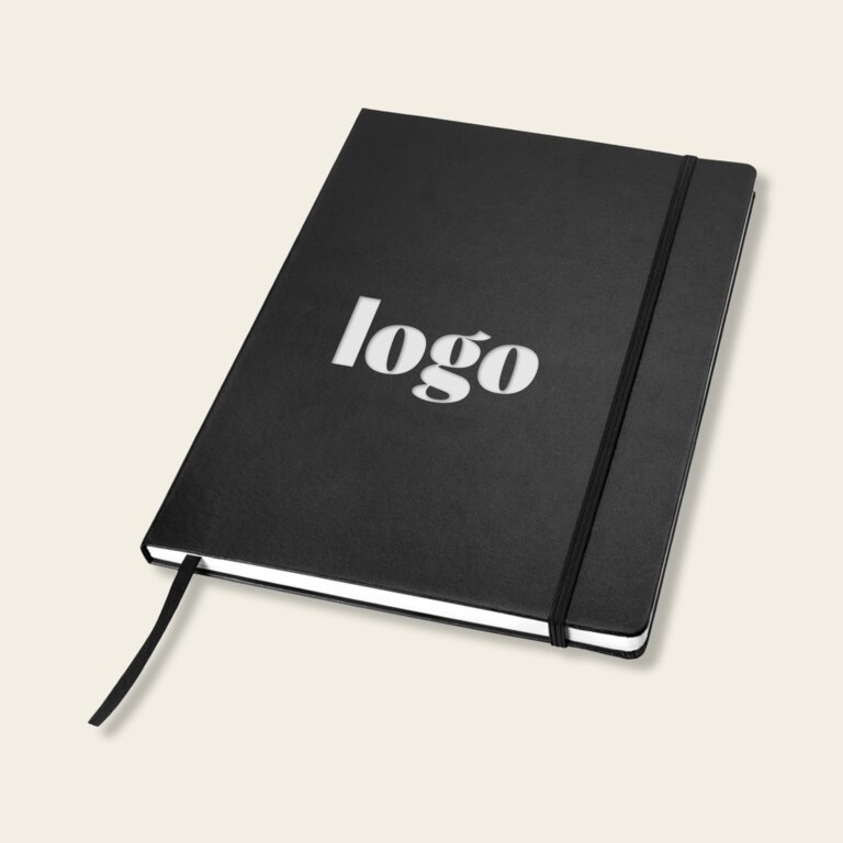 Carnet A4 personnalisé en rPET 160 pages lignées - Booko | pandacola