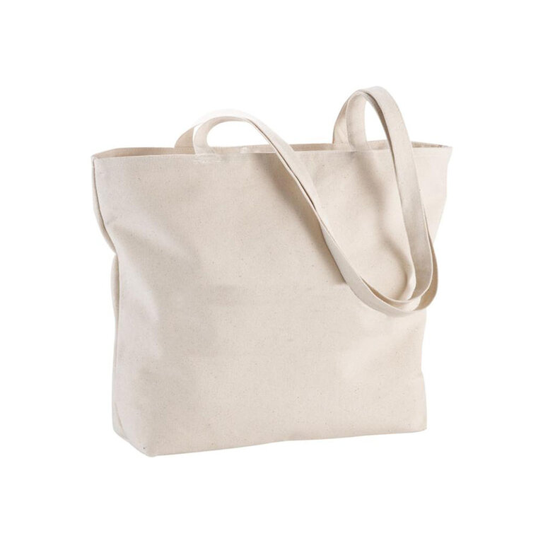 Sac shopping personnalisé zippé 320 gr/m² - Paviri | pandacola - 3