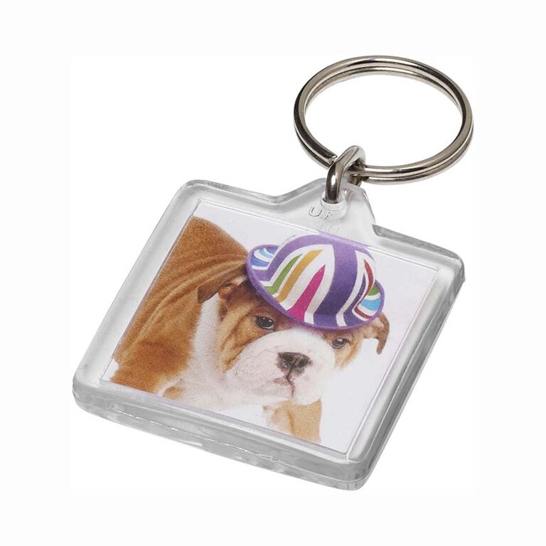 Porte-clés personnalisé transparent - Comevu | pandacola - 2