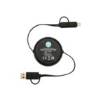 Câble de charge personnalisé 45W - Ontaria Enrouleur Bois | pandacola - thumb - 6