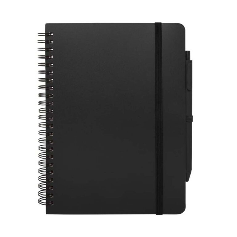 Carnet A5 personnalisé avec stylo 160 pages lignées - Big Sei | pandacola - 1