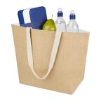 Sac shopping isotherme personnalisé jute 300 gr/m² - Juke | pandacola - thumb - 2