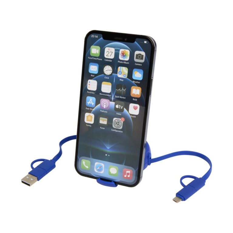 Câble de charge personnalisé 45W - Ontaria Enrouleur Alu | pandacola - 6