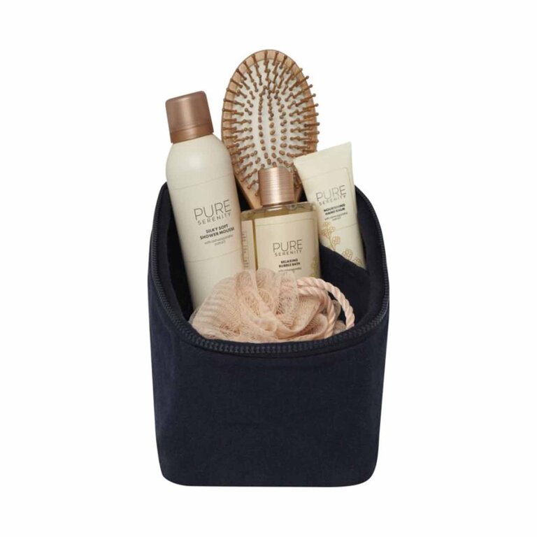 Trousse de toilette personnalisée en coton recyclé 500 gr/m² - Sefore | pandacola - 2