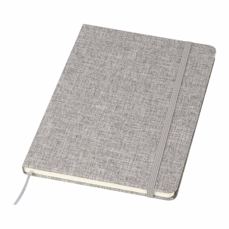 Carnet A5 personnalisé 160 pages lignées avec couverture en coton recyclé - Hilda | pandacola - 1
