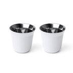 Set de tasses en acier personnalisé 80 ml - Tedoke | pandacola - thumb - 2