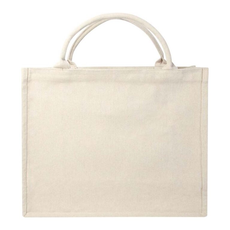 Sac shopping personnalisé en coton recyclé 500 gr/m² - Avula | pandacola - 1