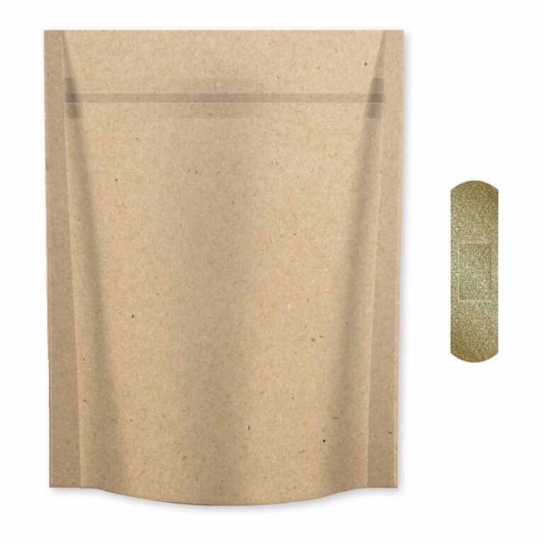 Pansements pochette kraft personnalisés - Pensu 10 | pandacola - 1