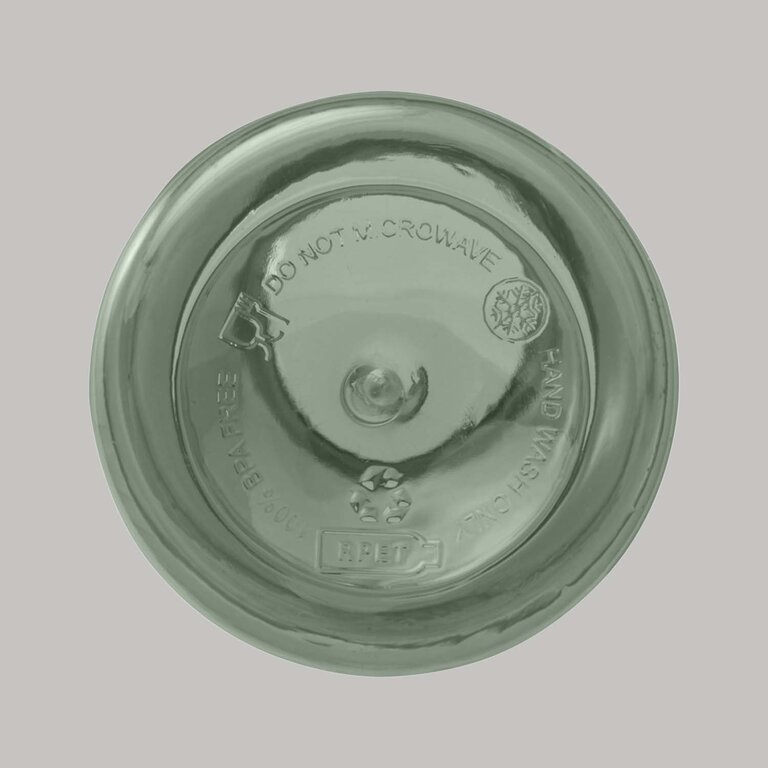 Bouteille personnalisée transparente en PP recyclé avec mousqueton 400 ml - Honvoi | pandacola - 2