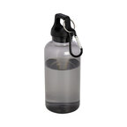 Bouteille personnalisée transparente en PP recyclé avec mousqueton 400 ml - Honvoi | pandacola - thumb
