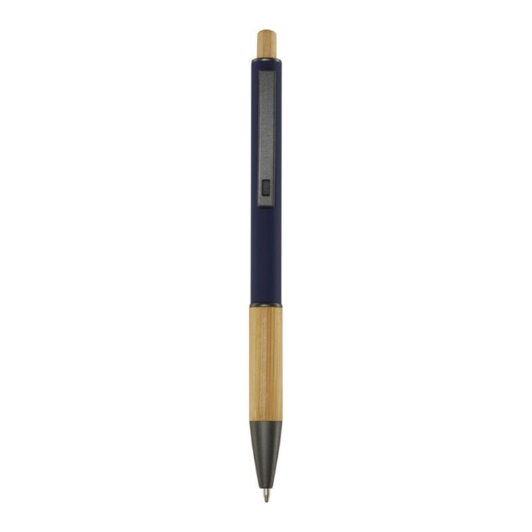 Stylo personnalisé en aluminium recyclé avec attribut bambou - Dane Dual | pandacola - 1