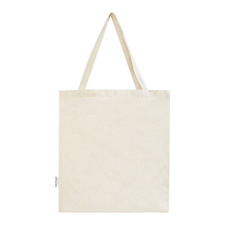 Tote bag personnalisé en coton écru avec soufflet 140 gr/m² - Lirgi 140 Recyclé | pandacola - 1