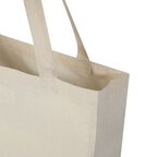 Tote bag personnalisé en coton écru avec soufflet 140 gr/m² - Lirgi 140 Recyclé | pandacola - thumb - 2