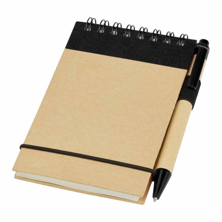 Bloc-notes personnalisé 80 pages lignées avec stylo bille - Papyrus 2 | pandacola