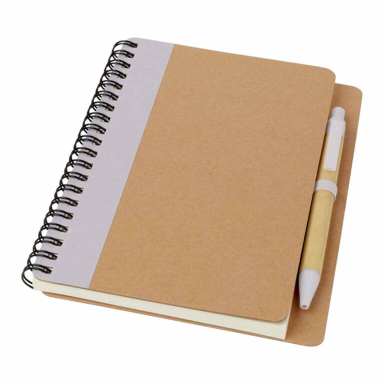 Carnet publicitaire 120 pages lignées avec stylo bille - Ramsès 2 | pandacola - 1