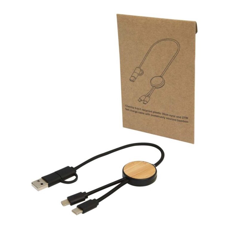 Câble de charge personnalisé 27W - Ontaria Court Bois | pandacola - 3