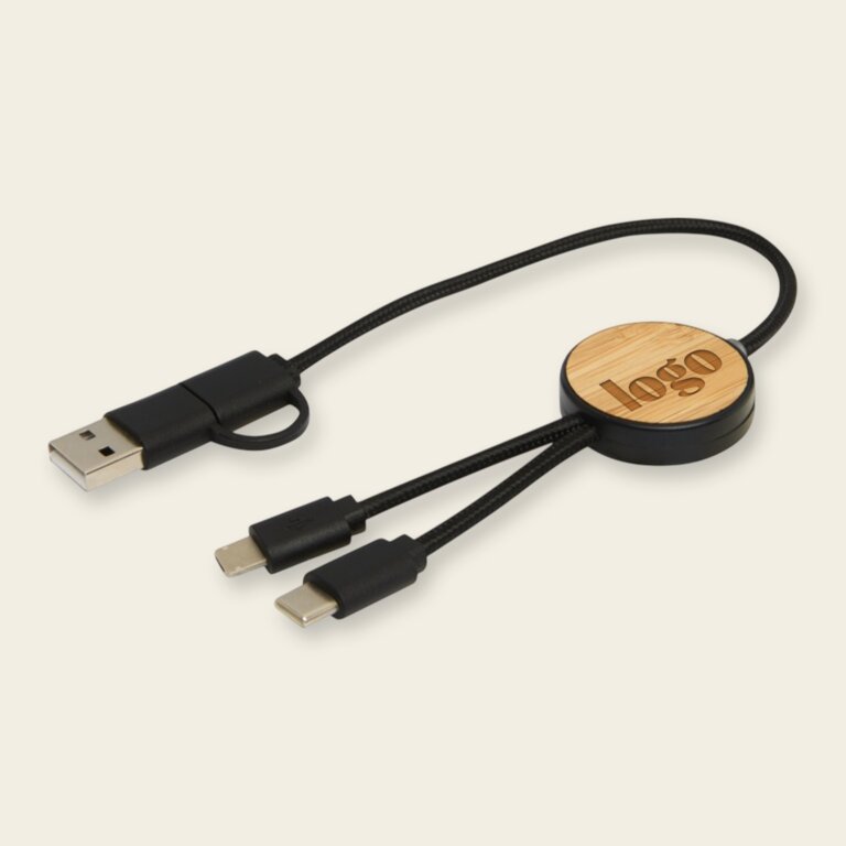 Câble de charge personnalisé 27W - Ontaria Court Bois | pandacola