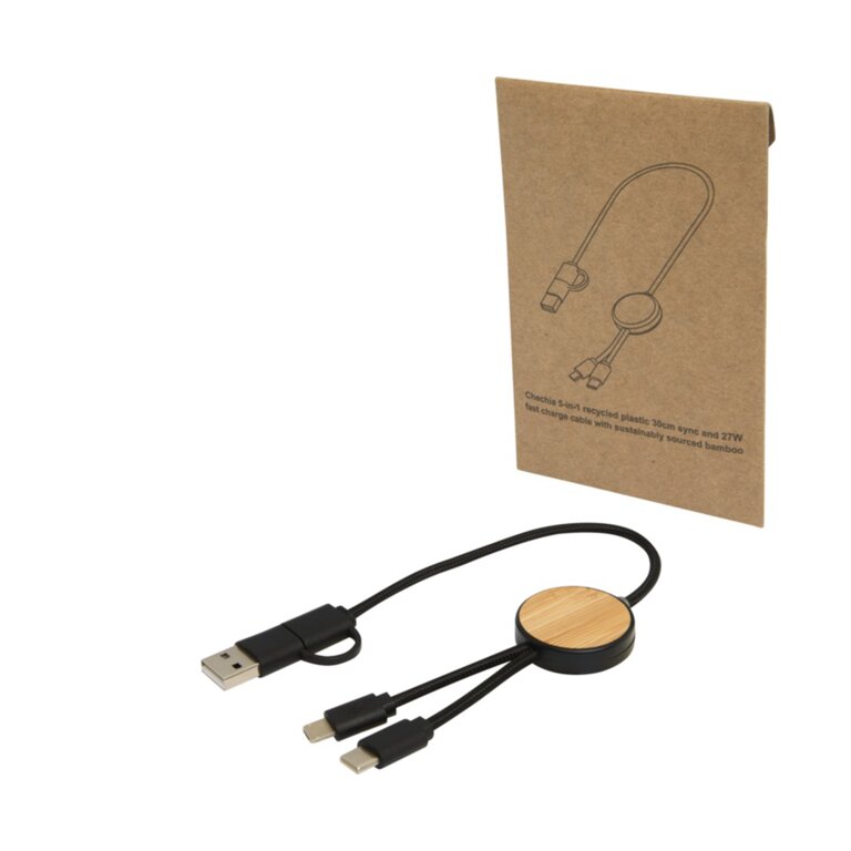Câble de charge personnalisé 27W - Ontaria Court Bois | pandacola - 4