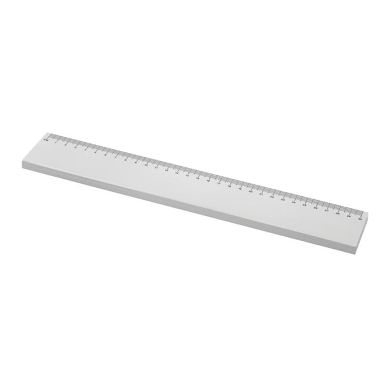 Mémos recyclés avec règle personnalisés 30 cm - Rigillo | pandacola - 1