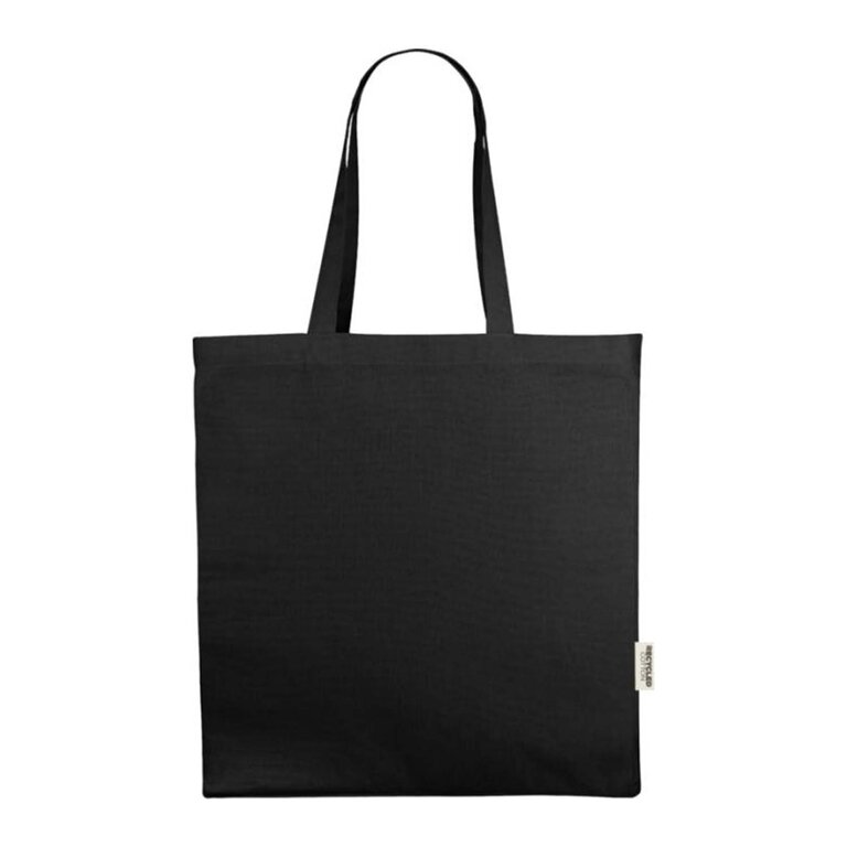 Sac personnalisé en coton recyclé avec soufflet 220 gr/m² - Fabia Recyclé | pandacola - 1