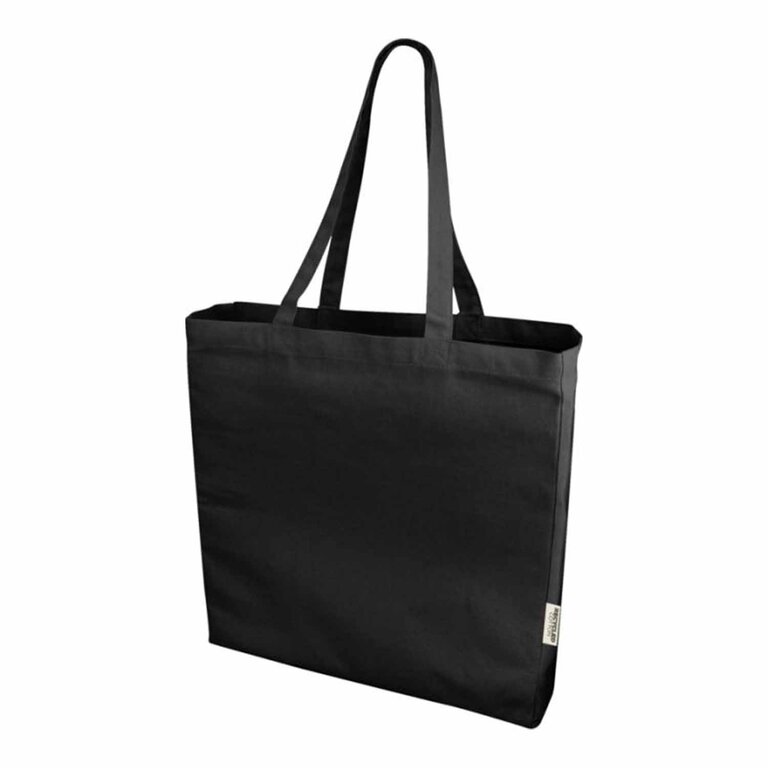 Sac personnalisé en coton recyclé avec soufflet 220 gr/m² - Fabia Recyclé | pandacola - 2