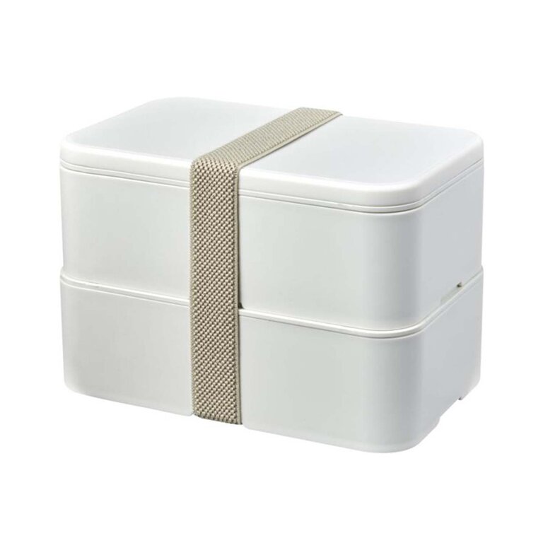 Lunchbox personnalisable bio à deux compartiments 700 ml - Hutile Bio | pandacola - 1