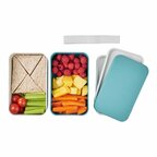 Lunchbox personnalisable bio à deux  compartiments 700 ml - Hutile Bio | pandacola - thumb - 3