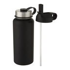 Gourde personnalisée isotherme double bouchon 1L - Doublo | pandacola - thumb - 1