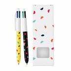 Pack 2 stylos 4 couleurs personnalisé BIC® - Stylbox | pandacola - thumb - 1