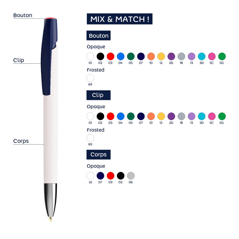 Stylo personnalisé BIC® - Media Clic Advance | pandacola - 2