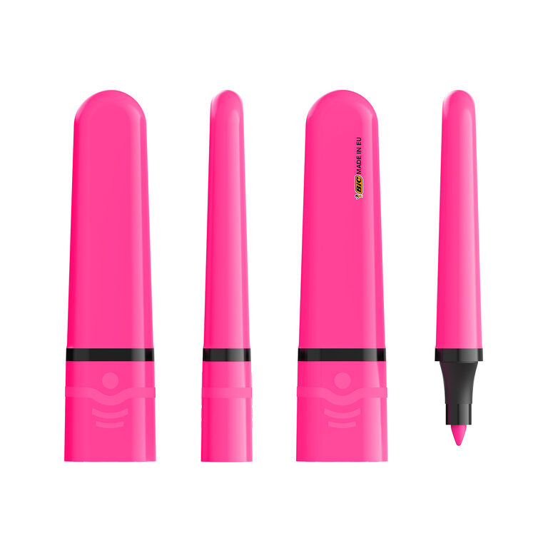 Surligneur personnalisé BIC®- Highlighter Flat | pandacola - 2