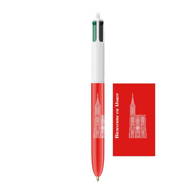 Pack 3 4 couleurs personnalisé BIC® - Alsace | pandacola - 3