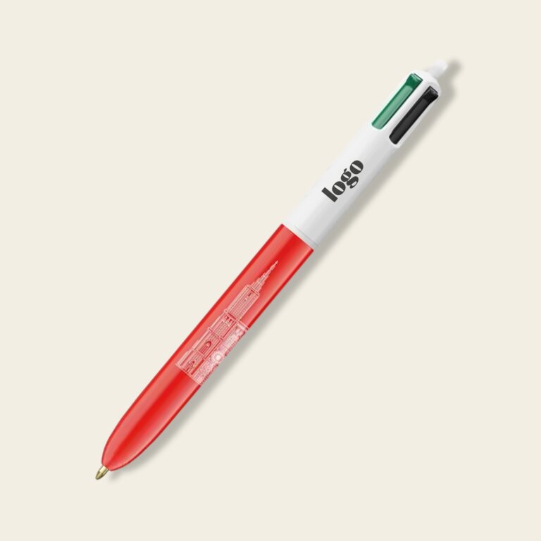 Stylo à bille personnalisé 4 couleurs BIC® - Alsace | pandacola