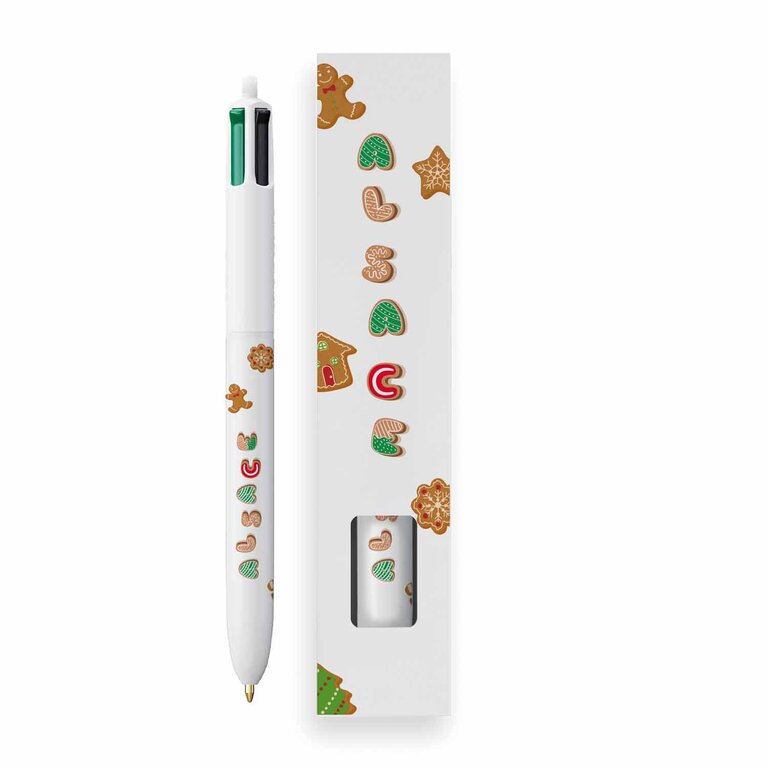 Boîte personnalisée 1 stylo BIC 4 couleurs - Alsace | pandacola