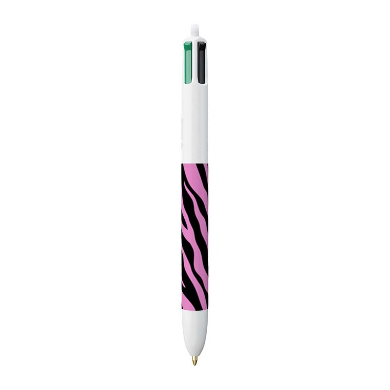 Stylo bille personnalisé BIC® - 4 Couleurs Animal | pandacola
