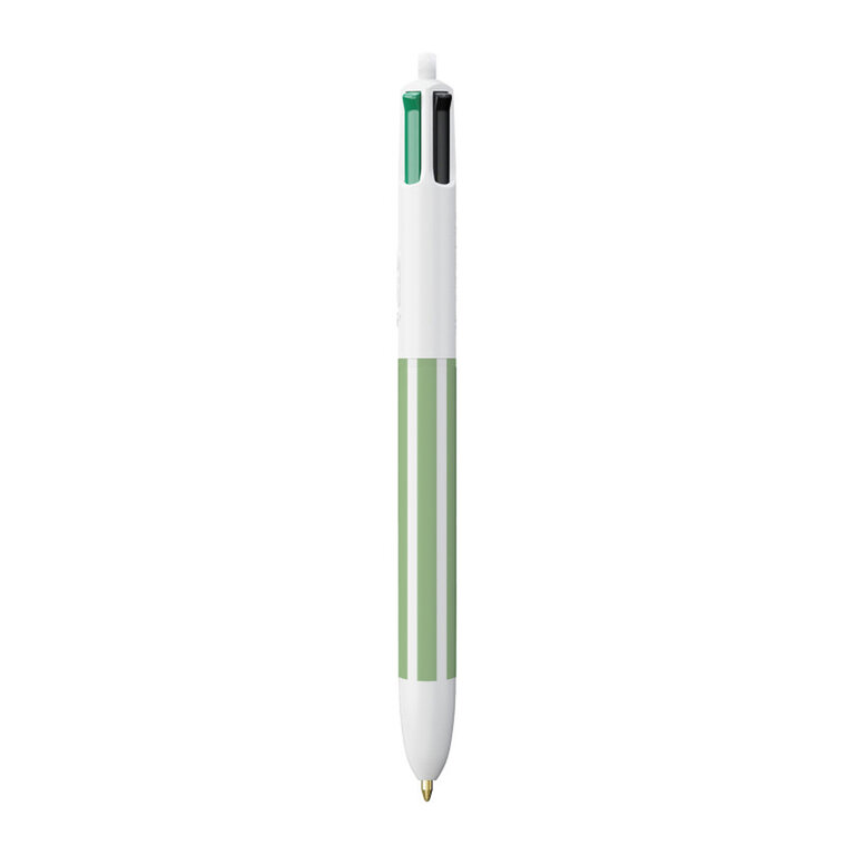 Stylo bille personnalisé BIC® - 4 Couleurs Rayures | pandacola - 2