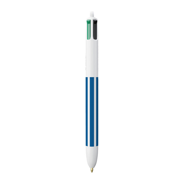 Stylo bille personnalisé BIC® - 4 Couleurs Rayures | pandacola