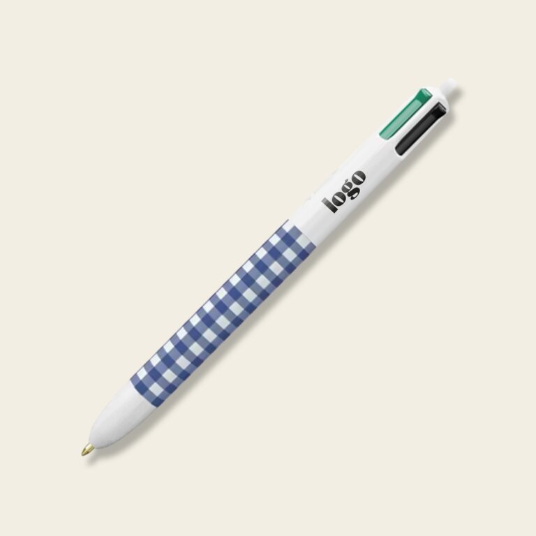 Stylo bille personnalisé BIC® - 4 Couleurs Vichy | pandacola