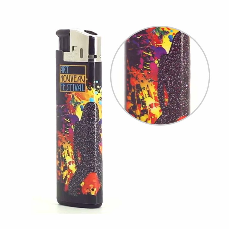 Briquet personnalisé paillettes BIC® - Fireflamme | pandacola - 3