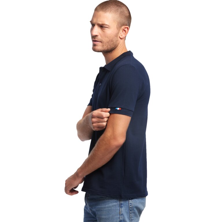 Polo personnalisable homme en coton bio 220 gr/m² les Filosophes® - Sartre | pandacola - 3