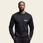 Sweat-shirt personnalisable unisexe en coton bio 280 gr/m²  les Filosophes® - Deleuze | pandacola - thumb