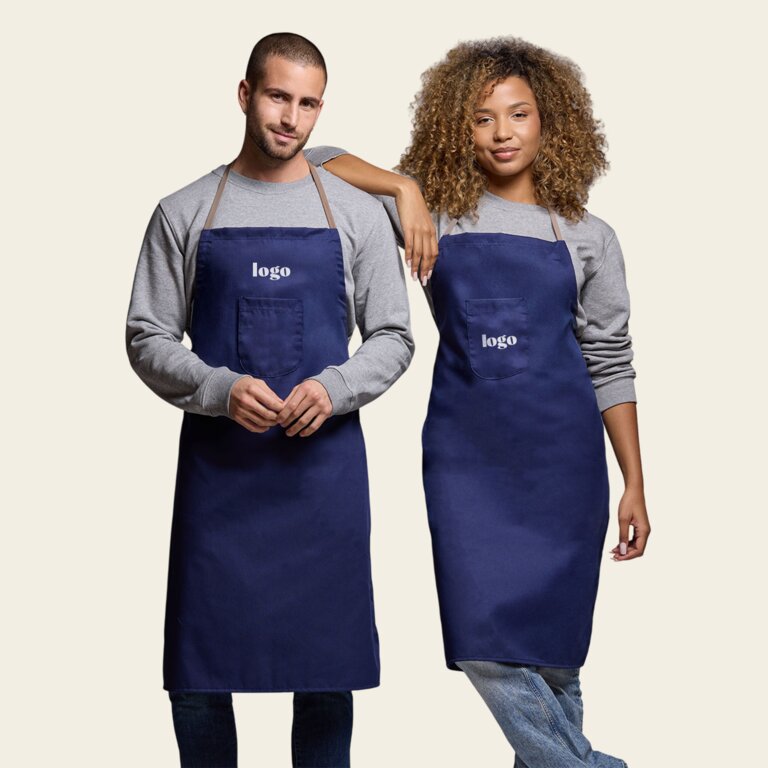 Tablier personnalisable en coton bio 280 gr/m² les Filosophes® - Escoffier | pandacola