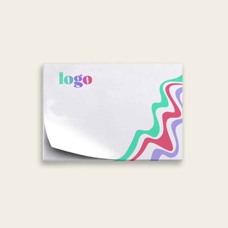 Mémos personnalisable rectangle 10 x 7,2 cm avec 25, 50 ou 100 feuilles - Ekri | pandacola