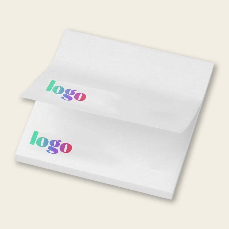 Mémos personnalisable carré 7,5 x 7,5 cm avec 25, 50 ou 100 feuilles - Ekri Recyclé | pandacola