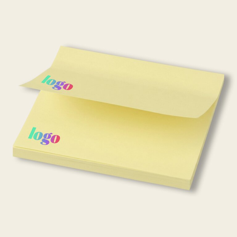 Mémos personnalisable carré 7,5 x 7,5 cm avec 25, 50 ou 100 feuilles - Ekri | pandacola